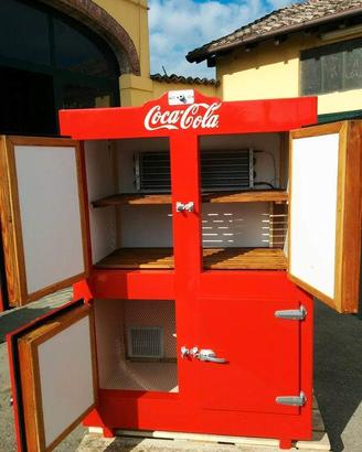 Ghiacciaia vintage anni 50 'coca cola' funzionante