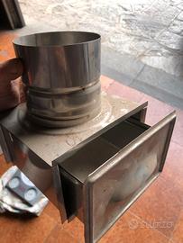 cassetto inox raccogli condensa 10 cm