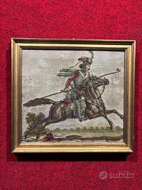 Arazzo Cavaliere Errante metà 900