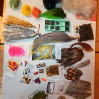 Materiale costruzione mosche artificiali