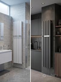 Radiatore alluminio design verticale 1800x280 bian