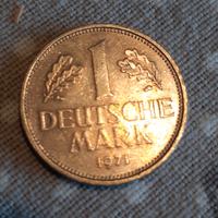 Moneta 1 marco Tedesco anno 1971 D
