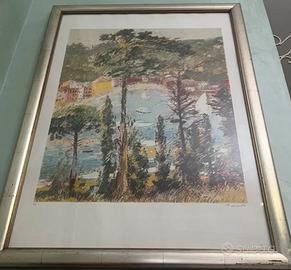 Michele cascella litografia quadro