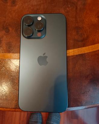 iPhone 15 pro max blu titanio 256 