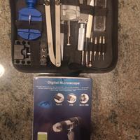 Orologio microscopio kit orologeria