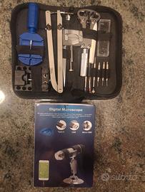 Orologio microscopio kit orologeria