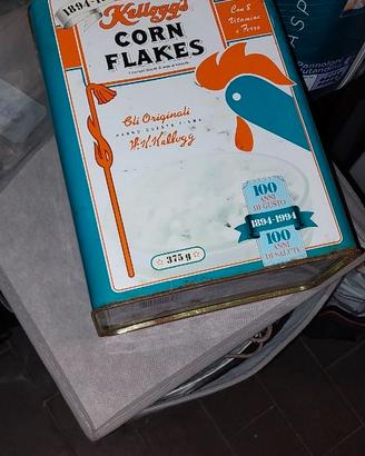 Scatola in latta Kellog's Corn Flakes 1894-1994