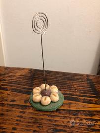 Porta foto con base fiore