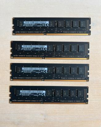 Kit 4x4GB RAM ECC DDR3 1866MHz PC3-14900E 16GB