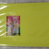 carta adesiva giallo fluo pellicola
