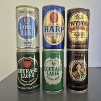 Lotto di 23 lattine di birra inglesi anni 80