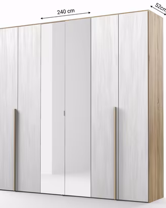 Armadio 6 ante Mondo Convenienza con specchi