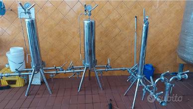 Attrezzi, cantina, enologia, Filtro cartucce inox