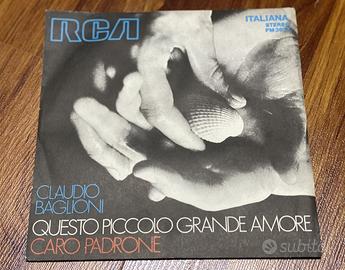 Raro 45 giri claudio baglioni caro padrone