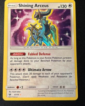 arceus shining