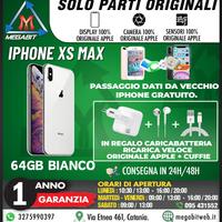 Iphone xs max 64gb bianco- totalmente originale