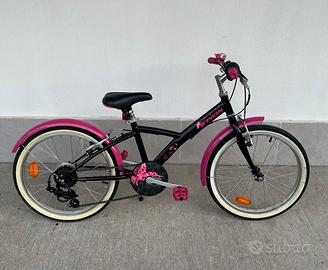 Bicicletta MTB Btwin bambina con cambio ruota 20