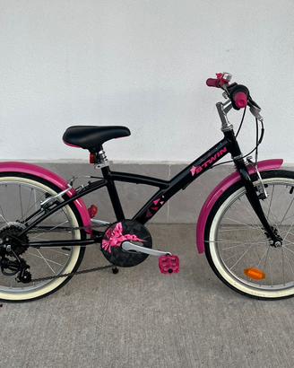 Bicicletta MTB Btwin bambina con cambio ruota 20