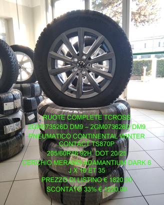 RUOTE COMPLETE TCROSS