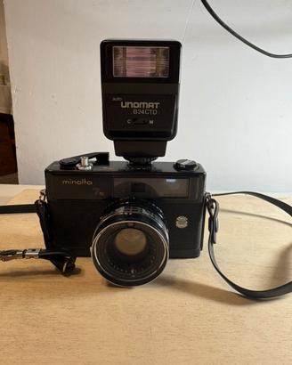 Macchina fotografica minolta 7s hi matic vintage
