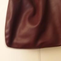 borsa borbonese in pelle bordo