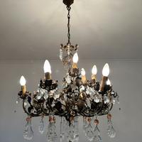 LAMPADARIO CLASSICO/BAROCCO CRISTALLO