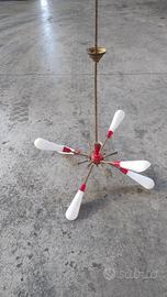 Lampadario 6 luci vintage