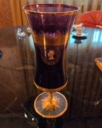 Calice in Vetro di Murano e Oro Zecchino – Vintage