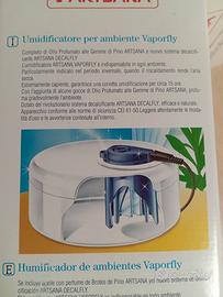 umidificatore per ambienti vaporfly(artsana)