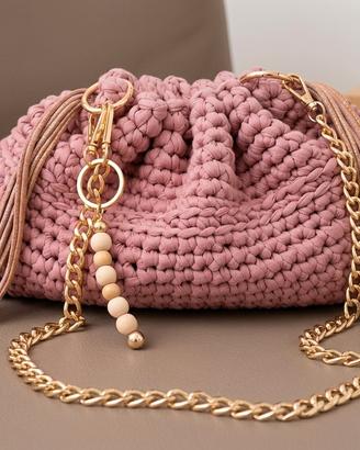 borsa a tracolla uncinetto