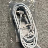 Cavo Antenna angolato coassiale 2.5m bianco