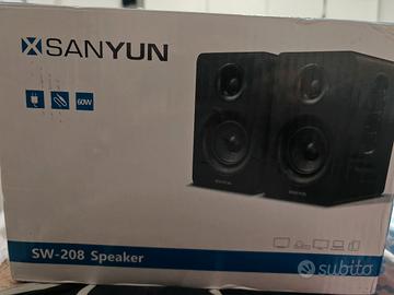 Sanyun SW-208 Casse PC 60W – NUOVE, SOLO APERTE – 