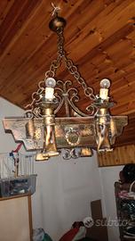 lampadario vintage 