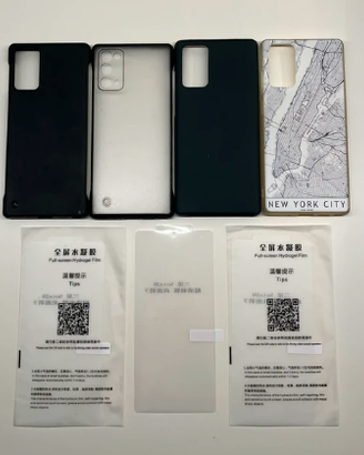 Lotto cover Samsung Note 20 + 3 pellicole Hydrogel