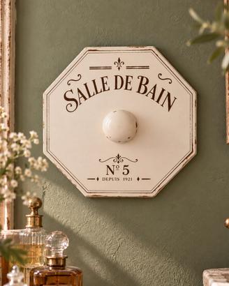 Attaccapanni "Salle de Bain" Shabby Chic