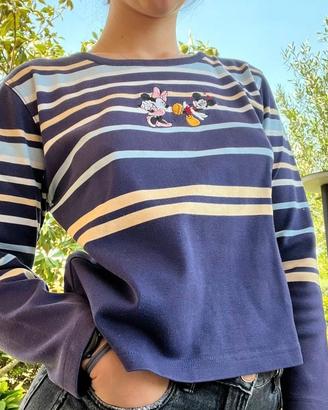 Maglia Disney Store a righe con Minnie e Topolino