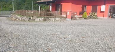 Recinzione legno da smontare circa 27m