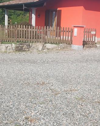 Recinzione legno da smontare circa 27m