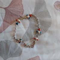 braccialetto argento con pesciolini