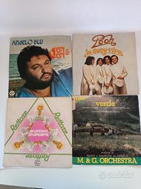 Lotto 4 vinili 45 giri vintage 