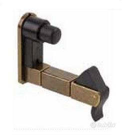 Fermainposte in lega di zinco "Resisto" Ottonato