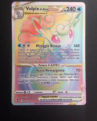 Carte Pokemon - Vulpix Vastro 197 - Hyper 