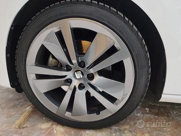 set 4 Cerchi 18" Seat VW Audi 5x112 Titanium