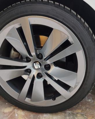 set 4 Cerchi 18" Seat VW Audi 5x112 Titanium