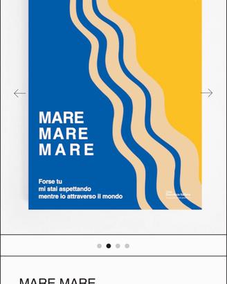 Poster MARE MARE Luca Carboni 42x59,4 cm