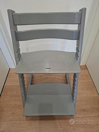 Sedia Stokke Tripp Trapp Grigia
