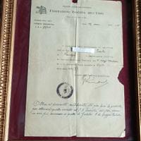 Quadro antico certificato ventennio