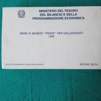 serie divisionale moneta lira 1998 proof