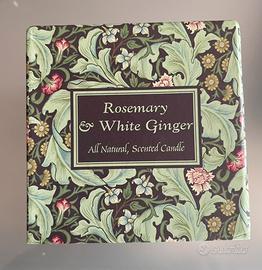 Rose Mary candela profumata white ginger