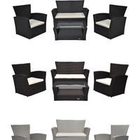 Salotto da giardino in rattan mod. Aurora